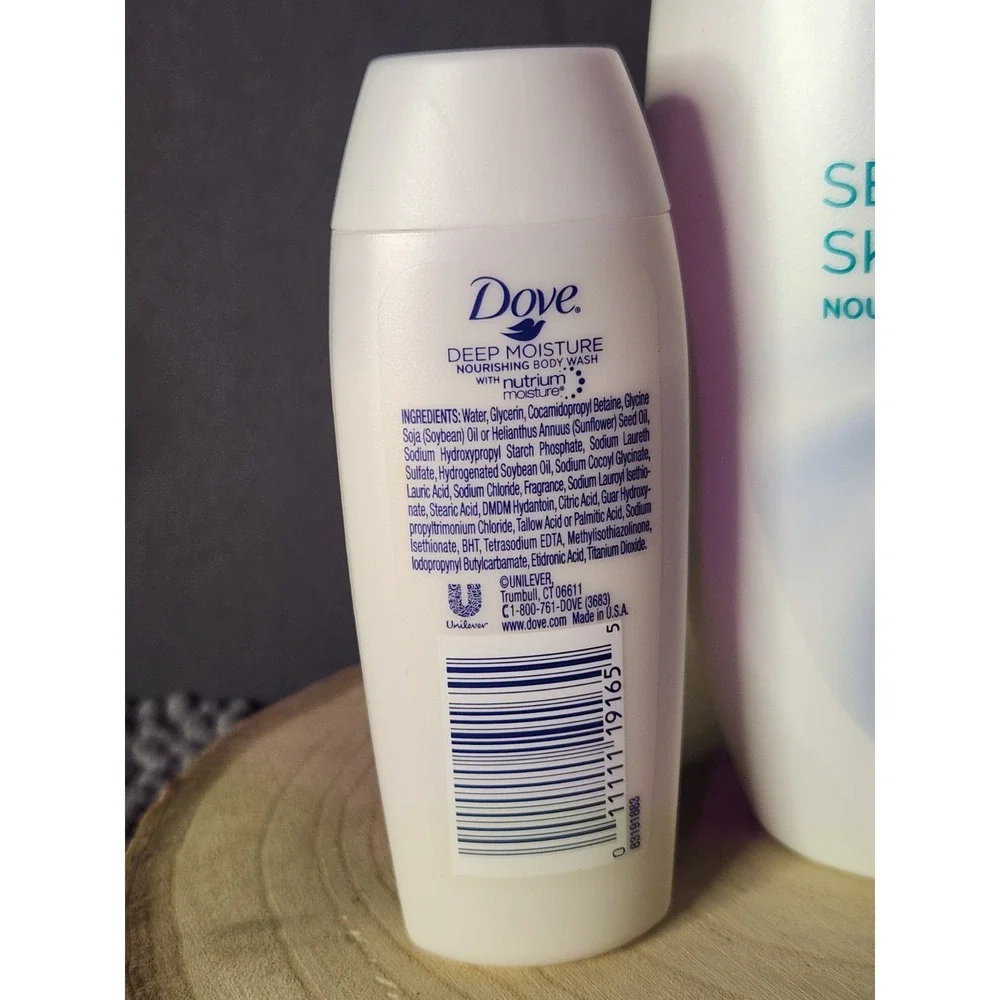 Dove Sensitive‎ Skin Body Wash 16 OZ~NEW OLD STOCK+Trial Size Bonus Included!